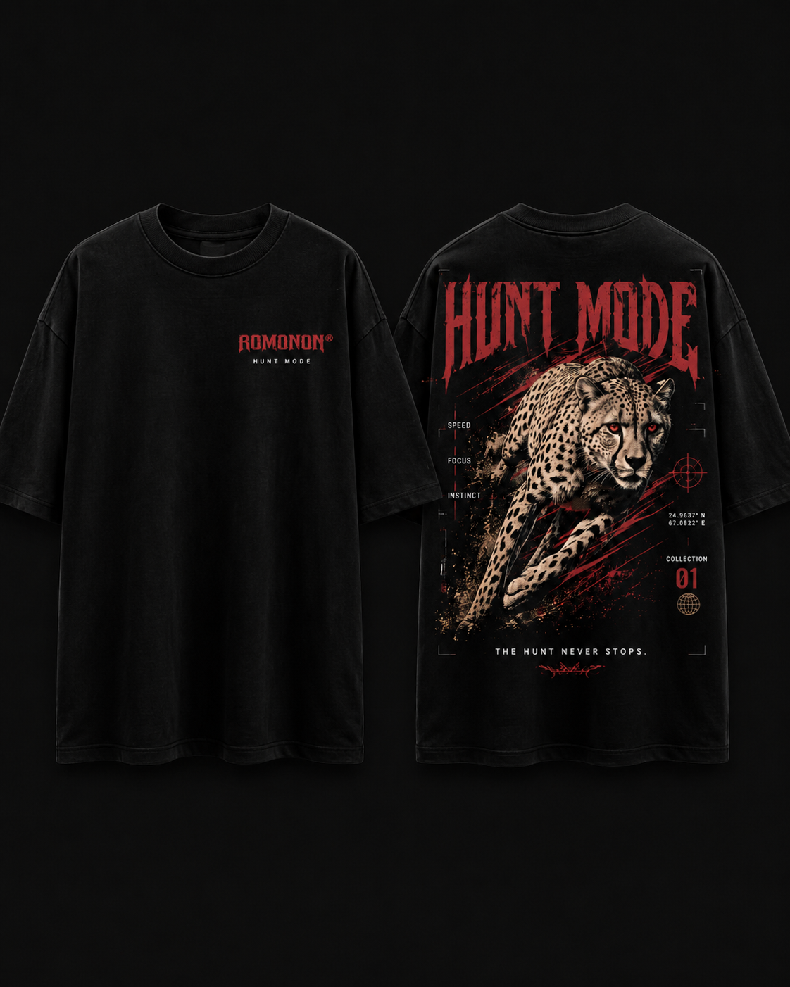 Hunt Mode - Oversized Tees Collection