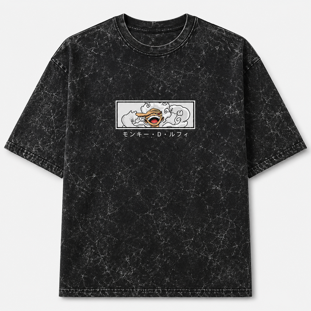 Gear 5 Acid Washed Oversized Tee