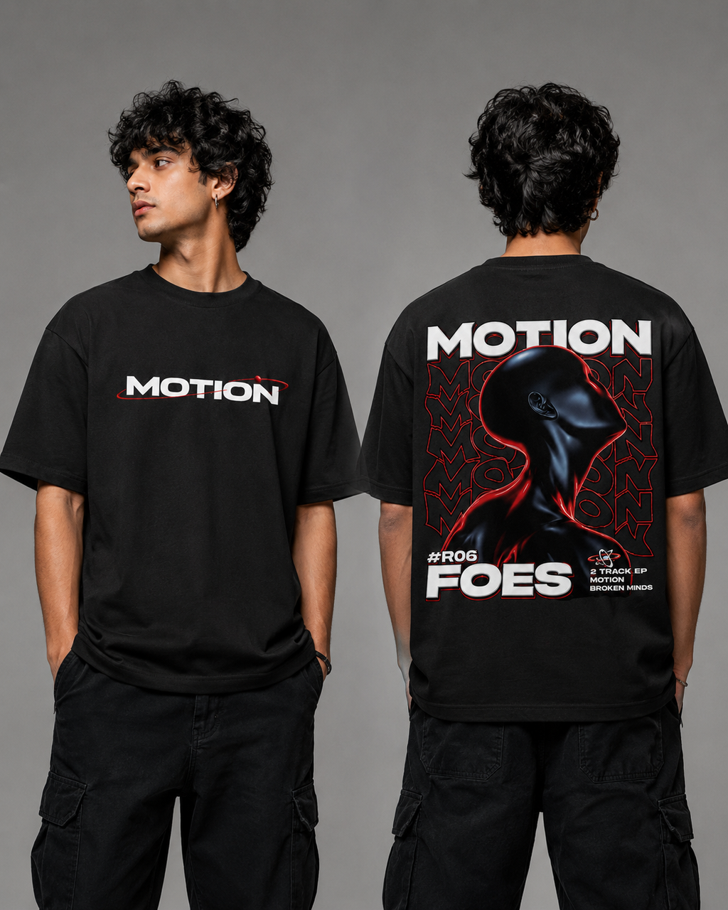 Motion Men's Oversized Standard T-Shirt
