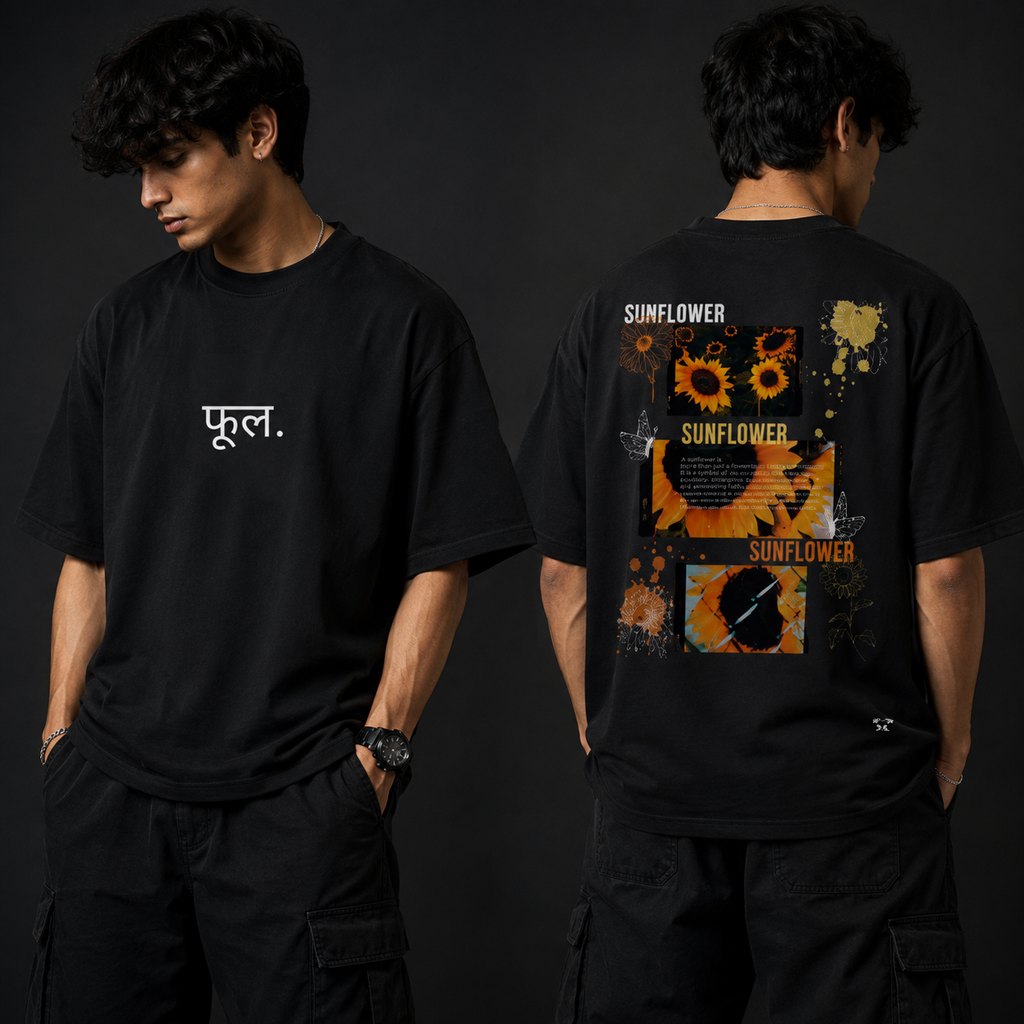 Flower Oversized Standard T-Shirt
