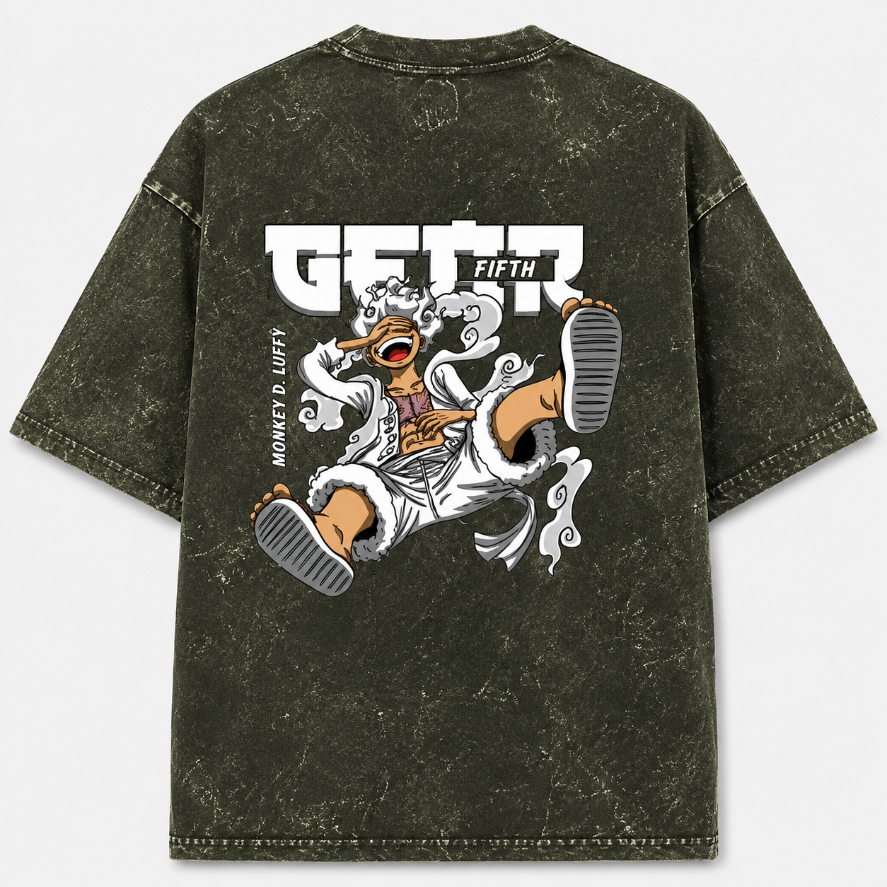 Gear 5 Acid Washed Oversized Tee