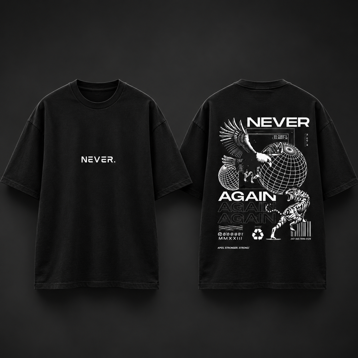 Never Oversized Standard T-Shirt