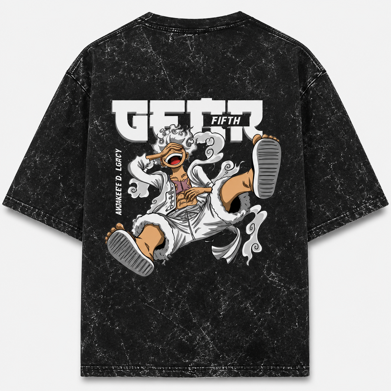 Gear 5 Acid Washed Oversized Tee