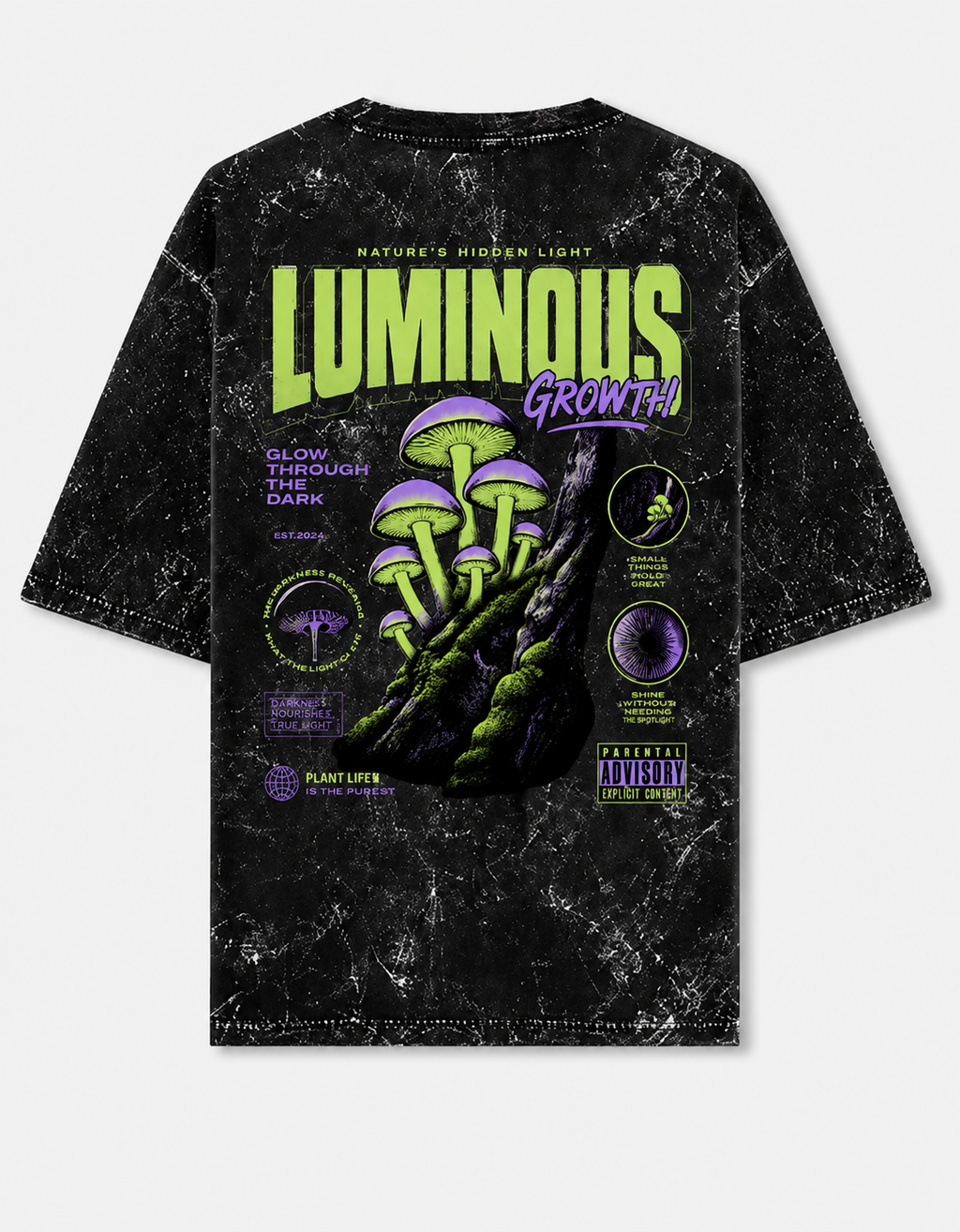 Men's Acid Washed Oversized Tee