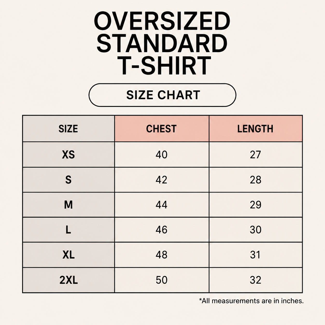 Built in Fire Oversized Standard T-Shirt